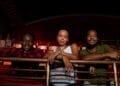 Playwrights L R Justice Ezi, Demi Wilson Smith, Kaleb D'Aguilar (c) Maddy Cavaliero Knox